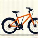 Icon representing a new bicycle for sale